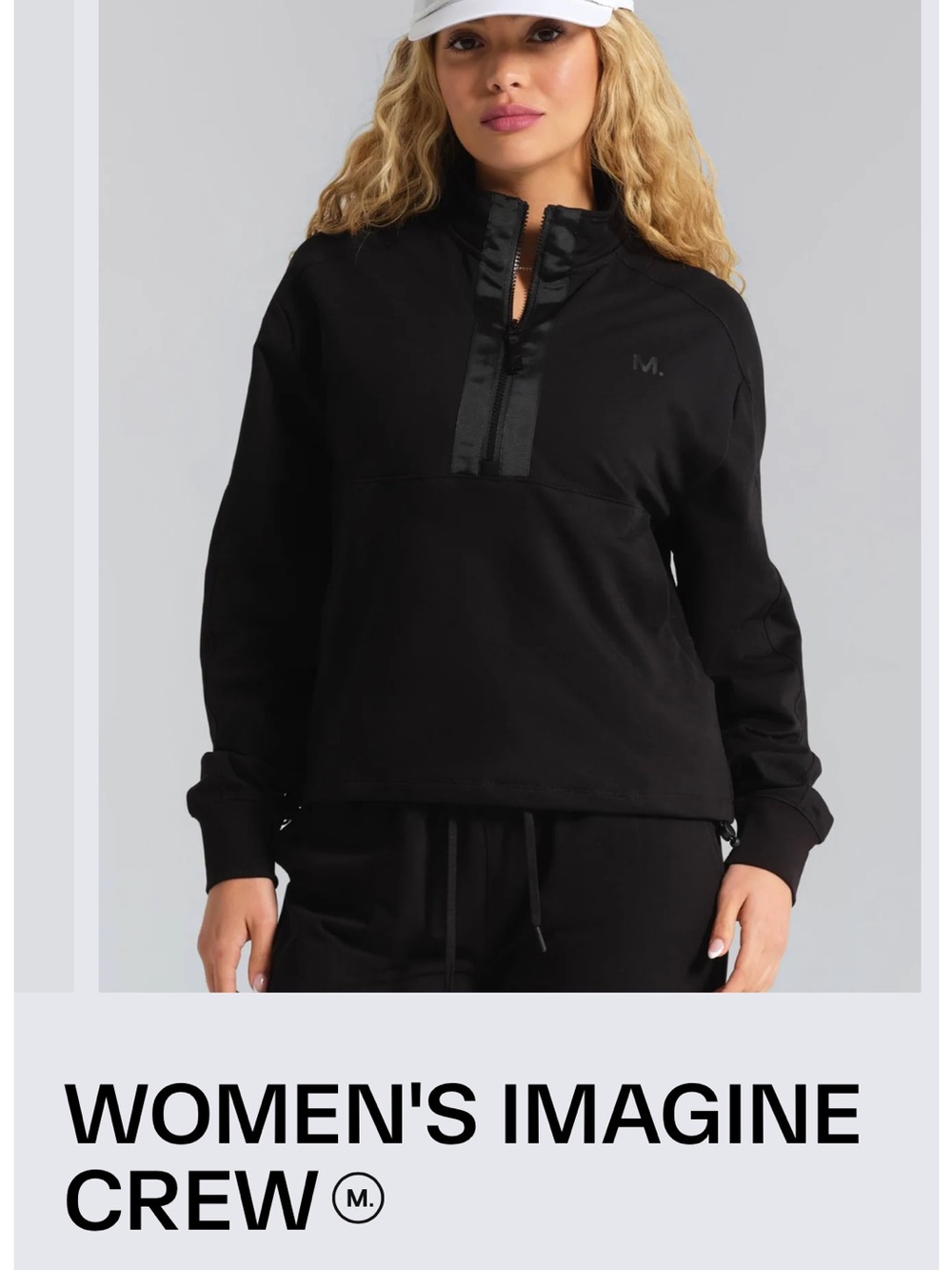NEW🖤Municipal Women's Imagine Crew Sweatshirt - black $100